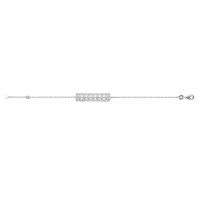Bracelet Argent 925 rhodie oxyde microserti