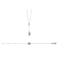 Bracelet Noeud Argent 925 rhodie