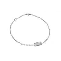 Bracelet Argent 925 rhodie oxyde microserti
