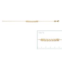 Bracelet plaqué or 750 3 microns oxyde