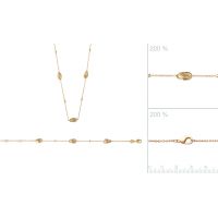 Bracelet Noeud plaqué or 750 3 microns