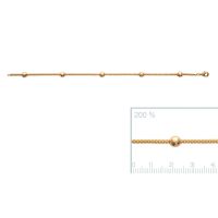 Bracelet plaqué or 750 3 microns