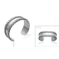 Bracelet rigide acier