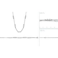 Bracelet acier deux rangs