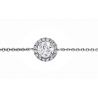 Bracelet Or gris 18 carats Diamants 0.38 cts