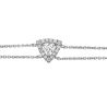 Bracelet Or gris 18 carats Diamants 0.30 cts