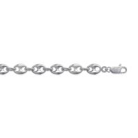 Bracelet Maille Grain de Café Argent 925/1000