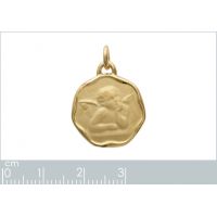 Médaille Ange Plaqué or