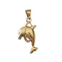Pendentif Dauphin Plaqué Or