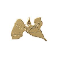 Pendentif Guadeloupe Plaqué Or