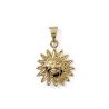 Pendentif Soleil Plaqué Or