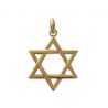 Pendentif Etoile de David Plaqué Or