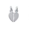 Pendentif Cœur Cassé Argent 925/1000