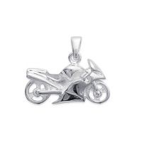 Pendentif Moto Argent 925/1000