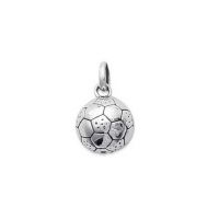 Pendentif Ballon Football Argent 925/1000