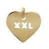 Pendentif Coeur XXL Plaqué Or