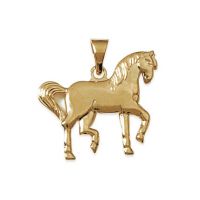 Pendentif Cheval Plaqué Or