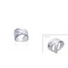 Bague Entrelacée Argent 925/1000