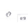Bague Femme Chic Oxyde Argent 925 Rhodié