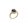 Bague Entourage Oxyde Plaqué Or