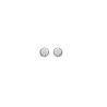 Boucles d'oreilles Boutons CRISTAL Argent 925/1000