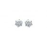 Boucles d'oreilles Oxyde Argent 925/1000 Rhodié