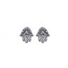 Boucles d'oreilles Mains Argent 925/1000