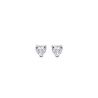 Boucles d'oreilles OZ Coeur Argent 925/1000 Rhodié