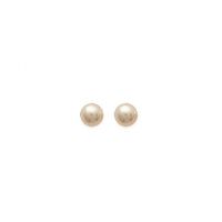 Boucles d'oreilles Boutons Imitation Perle Tige Argent