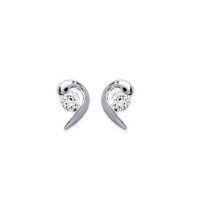 Boucles d'oreilles Chic OZ Argent 925/1000 Rhodié