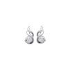 Boucles d'oreilles Oxyde Argent 925/1000 Rhodié