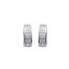 Boucles d'oreilles Oxyde Argent 925/1000 Rhodié