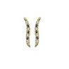 Boucles d'oreilles Virgules Plaqué Or