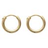 Boucles d'oreilles Plaqué Or Créoles 12mm