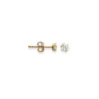 Boucles d'oreilles Puces Boutons Oxyde 4mm Plaqué Or