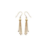 Boucles d'oreilles Moderne Pendantes Panpilles Plaqué Or