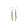 Boucles d'oreilles Moderne Pendantes Panpilles Plaqué Or