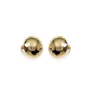 Boucles Boutons Boules d'oreilles Plaqué Or