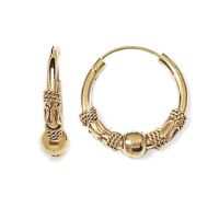 Boucles d'oreilles Créoles Plaqué Or