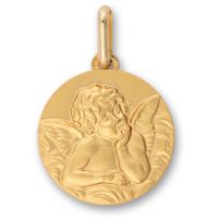 MEDAILLE OR 18 CARATS ANGE