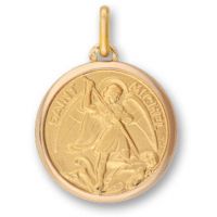 MEDAILLE OR 18 CARATS ST MICHEL