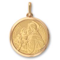 MEDAILLE OR 18 CARATS ST ANTOINE