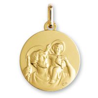 MEDAILLE OR 18 CARATS ST CHRISTOPHE