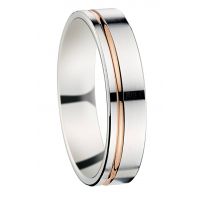 ALLIANCE DEUX ORS CONFORT 18 CARATS LARGEUR 5