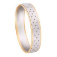 ALLIANCE DEUX ORS 18 CARATS LARGEUR 4.5