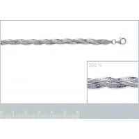 Bracelet Maille Tresse Argent 925/1000