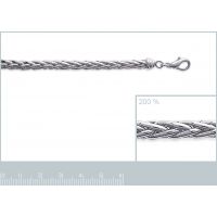 Bracelet Maille Palmier Argent 925/1000