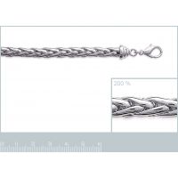 Bracelet Maille Palmier Argent 925/1000