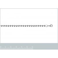 Bracelet Maille Boule Argent 925/1000