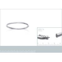 Bracelet Rigide Jonc Argent 925/1000 Rhodié